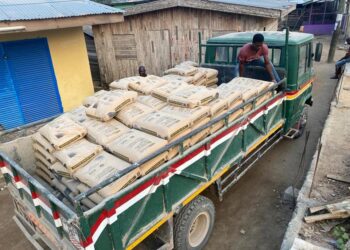 Kwesimintsim MP supports Apremdo Community Centre project with 100 bags of cement
