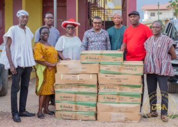 MP For Kwesimintsim Provides Streetlights To Fight Crime In Communities