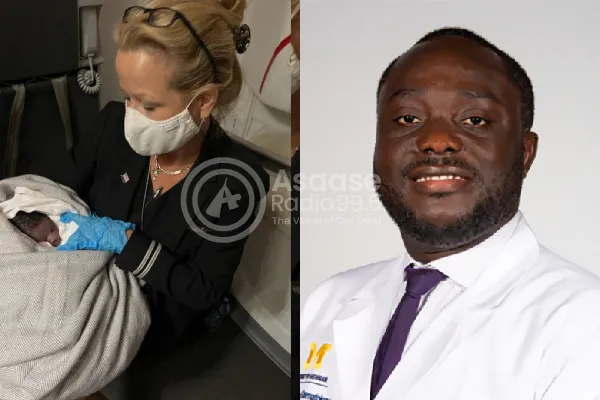 Meet the Ghanaian doctor who delivered a baby over the Atlantic