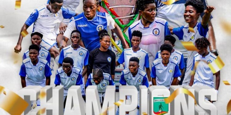 Ampem Darkoa Ladies win Womens Premier League title