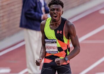 WAC: Alex Amankwah disqualified in 800m heat for lane violation