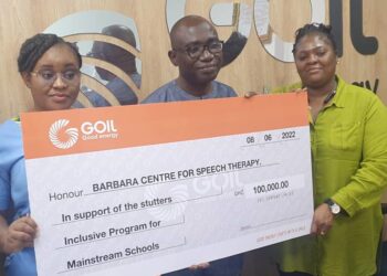 GOIL donates to stutterers’ clinic project
