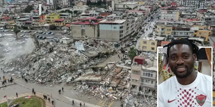 Christian Atsu reportedly trapped under rubble in Turkey earthquake