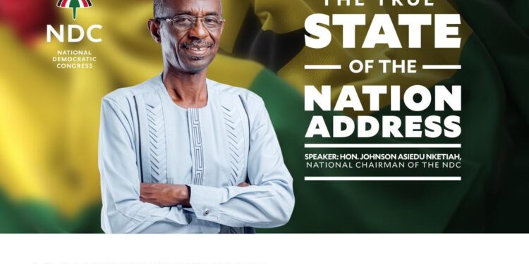 NDC to deliver the ‘True State of the Nation’ address today