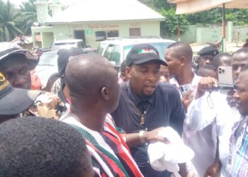 Heavy police presence at venue for vetting NDC parliamentary candidates for Asawase