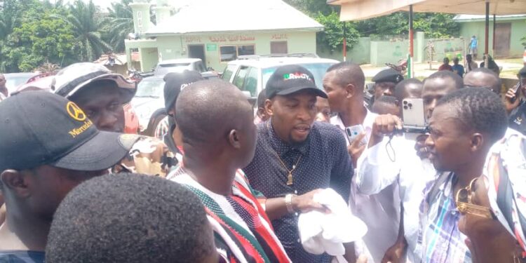 Heavy police presence at venue for vetting NDC parliamentary candidates for Asawase