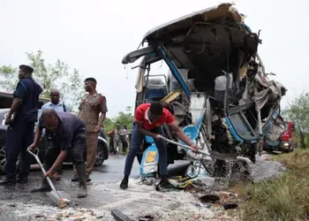 50 people injured in a multi-vehicle collision on the Accra-Cape Coast route