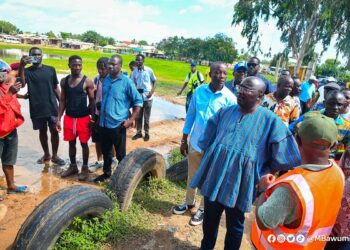 Akosombo dam spillage: Bawumia visits affected areas; offers heartfelt condolences to victims