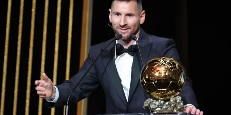 Messi wins Ballon d’Or for eighth time
