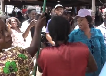 We do not want you again- Dome market women show displeasure
